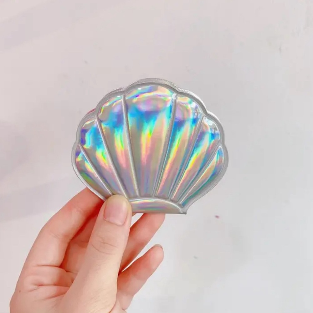 Pretty holographic compact mirror - Picture 3 of 4